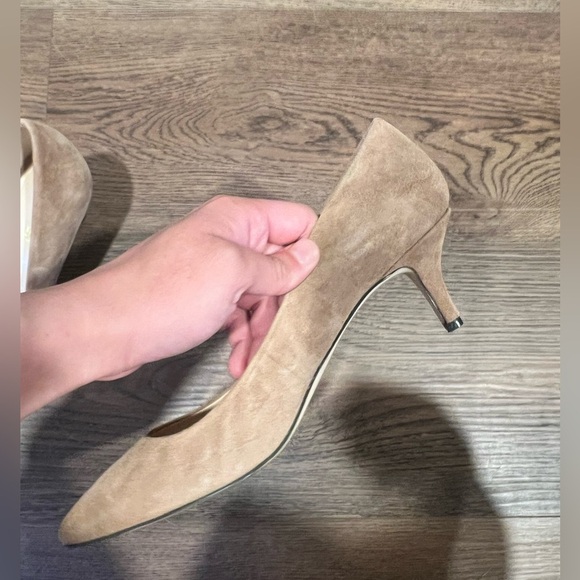 Nine West Suede Kitten Heels Size 10M - Picture 5 of 11